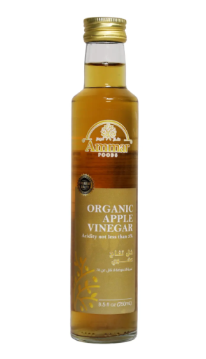AMMAR ORGANIC APPLE CIDER VINEGAR 250 ML X 12