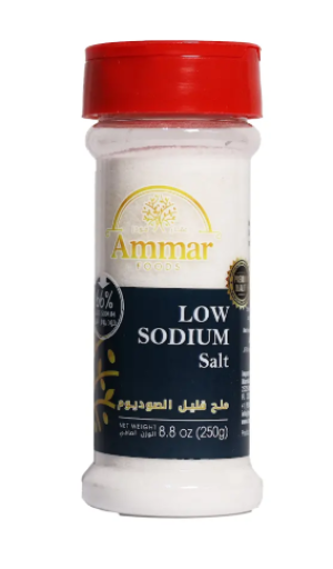 AMMAR LOW SODIUM SALT 250 GR X 24