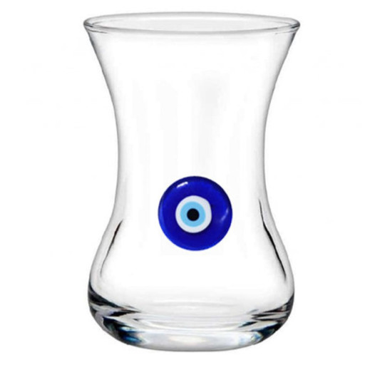 PASABAHCE TEA GLASS NAZAR 125 CC (4.2 OZ) 6 PCS X 12