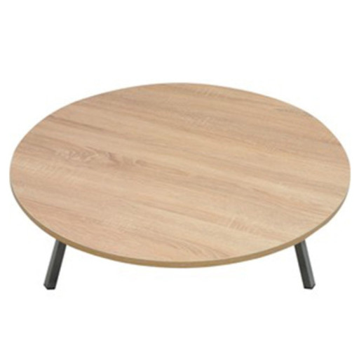ROUND FLOOR TABLE WOOD 80 CM (31.5") X 2