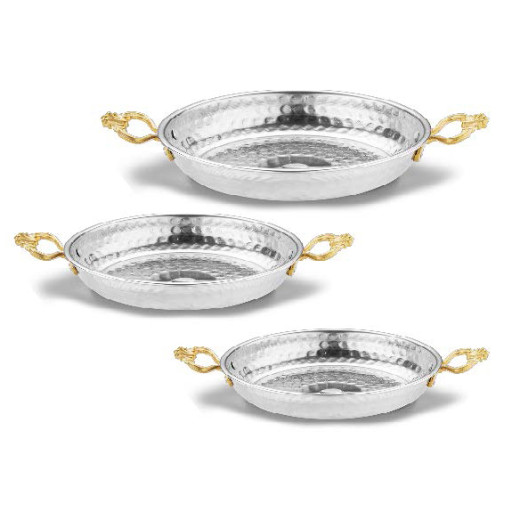 EGG PAN STAINLESS 3 PCS SET (16-18-20 CM)