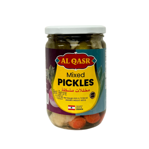 AL QASR MIXED PICKLES 600 GR X 12