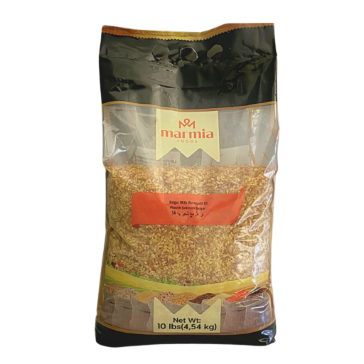 MARMIA YELLOW BULGUR WITH VERMICELLI #3 10LB X 4
