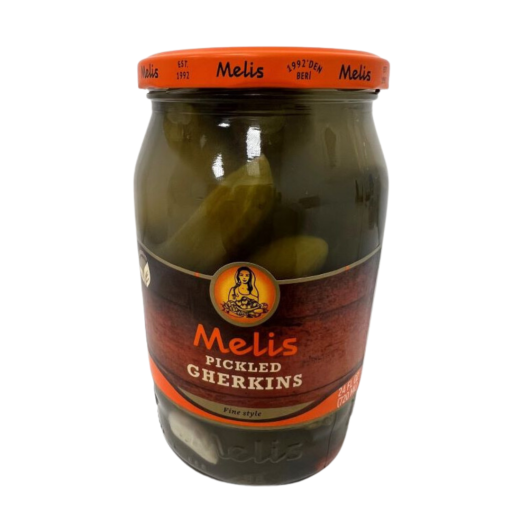 MELIS PICKLED GHERKINS FINE STYLE 720 ML X 12