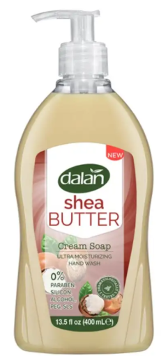 DALAN CREAM LIQUID HAND SOAP SHEA BUTTER 13.5 FL X 24
