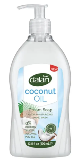 DALAN CREAM LIQUID HAND SOAP COCONUT OIL 13.5 FL X 24