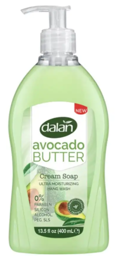 DALAN CREAM LIQUID HAND SOAP AVOCADO BUTTER 13.5 FL X 24