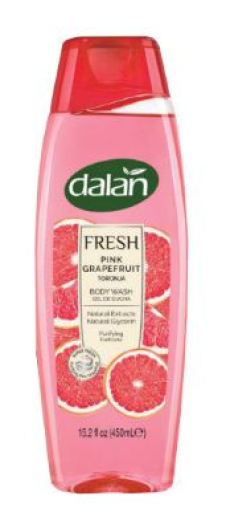 DALAN FRESH PINK GRAPEFRUIT  BODY WASH 450 MLX 12