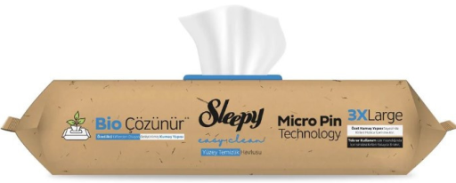 SLEEPY BIO DEGRADABLE SURFACE WIPES SEA SALT AND SEA WEED 50 X 6