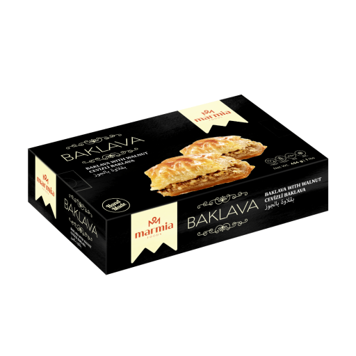 MARMIA BAKLAVA HOMEMADE DOUBLE WALNUT 1LB X 12
