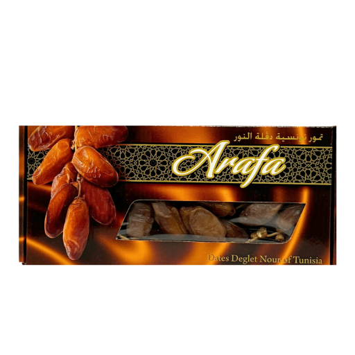 ARAFA BRANCHED DEGLET NOUR DATES 500 GR X 12