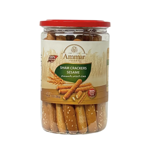AMMAR SHAM CRACKERS SESAME 255 GR X 12