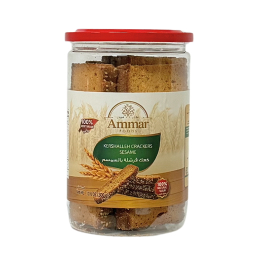 AMMAR KERSHALLEH CRACKERS SESAME 300 GR X 12