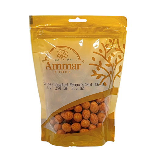 AMMAR COATED PEANUTS WITH CHILI 250 GR X 10