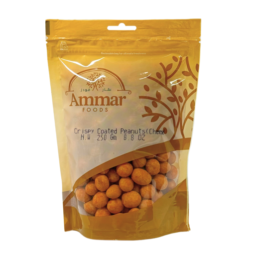 AMMAR COATED PEANUTS WITH CHEESE 250 GR X 10