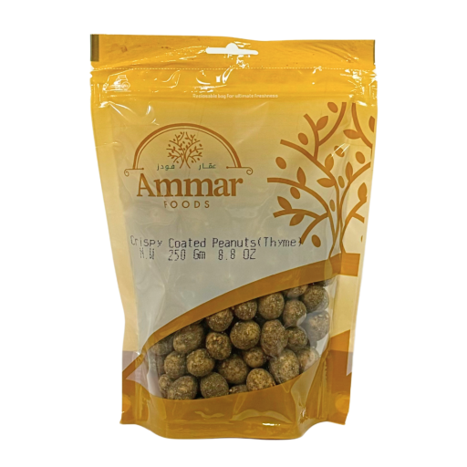 AMMAR COATED PEANUTS WITH THYME 250 GR X 10