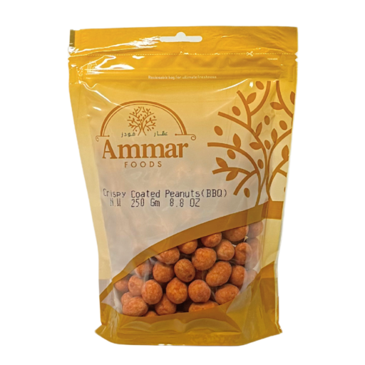 AMMAR COATED PEANUTS WITH BBQ 250 GR X 10
