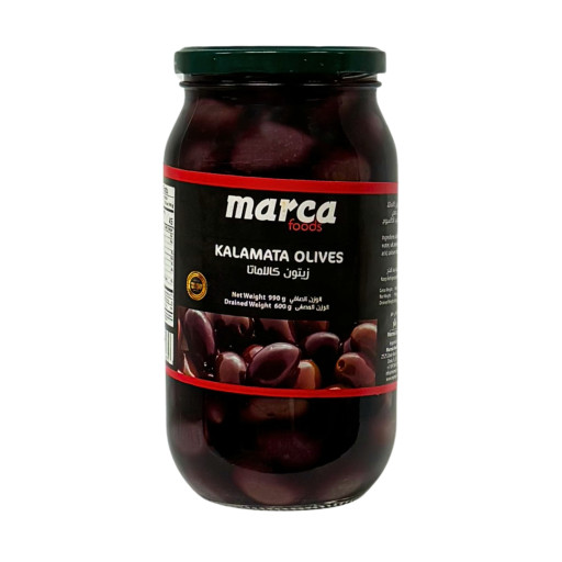 MARCA KALAMATA OLIVES 1000 GR X 12