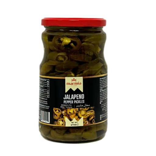MARMIA JALAPENO PEPPER PICKLES 670 GR X 12