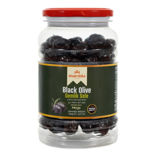 MARMIA GEMLIK BLACK OLIVES 201 - 260 CLB MEGA 1 LB X 12