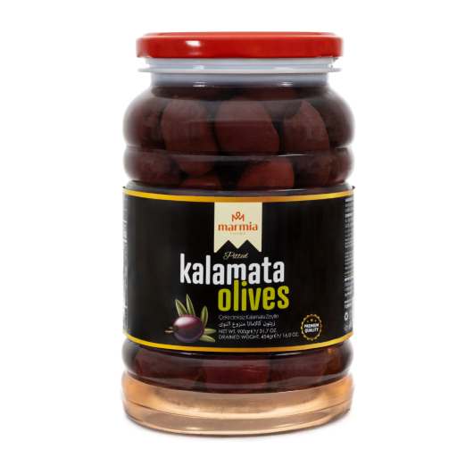 MARMIA PITTED KALAMATA OLIVES 1 LB X 12