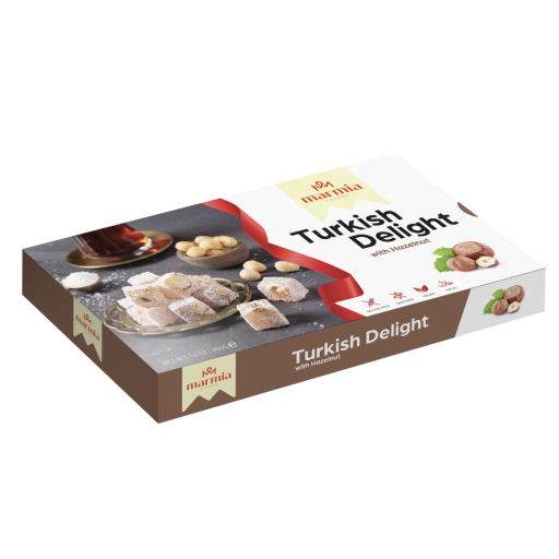 MARMIA TURKISH DELIGHT HAZELNUT 454 GR X 12 PCS