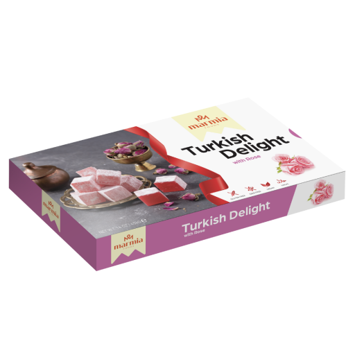 MARMIA TURKISH DELIGHT ROSE FLAVORED 454 GR X 12 PCS