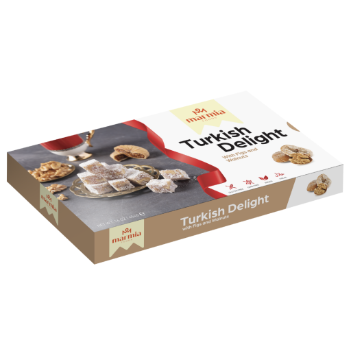 MARMIA TURKISH DELIGHT FIGS AND WALNUT 454 GR X 12 PCS