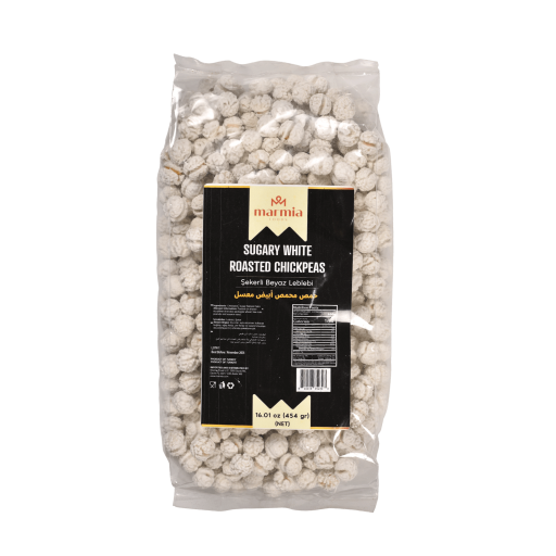MARMIA SUGARY WHITE ROASTED CHICKPEAS 1LB X 12