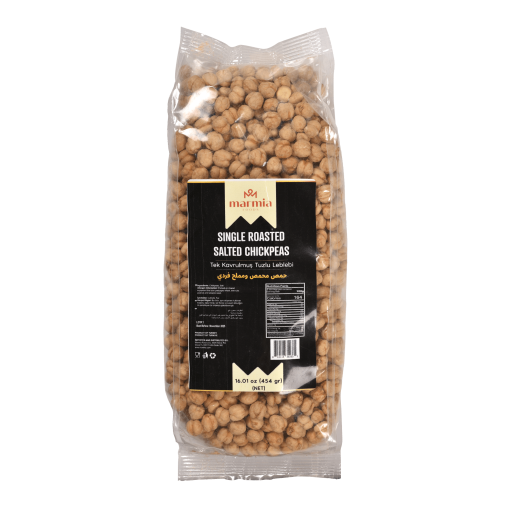 MARMIA SINGLE ROASTED CHICKPEAS SALTED 1LB X 12