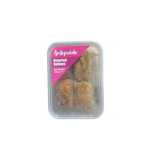 ANTEPZADE BAKLAVA ASSORTED (4 SLICES) 140 G X 20