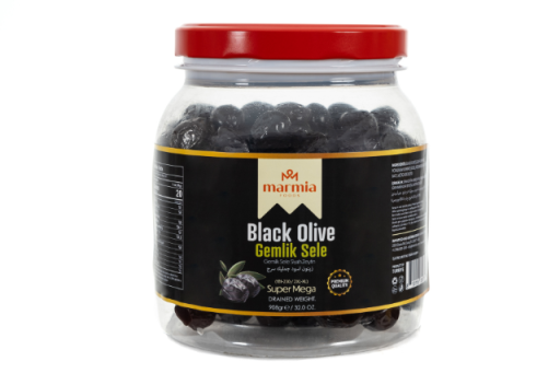 MARMIA GEMLIK BLACK OLIVES 181 - 230 CLB SUPER MEGA 2 LB X 6