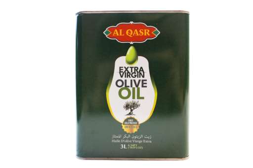 AL QASR EXTRA VIRGIN OLIVE OIL 3LT X 4 TIN