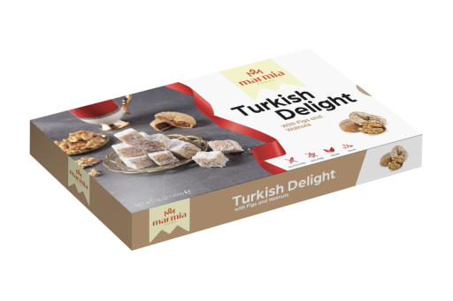 MARMIA TURKISH DELIGHT FIGS AND WALNUT 454 GR X 12 PCS