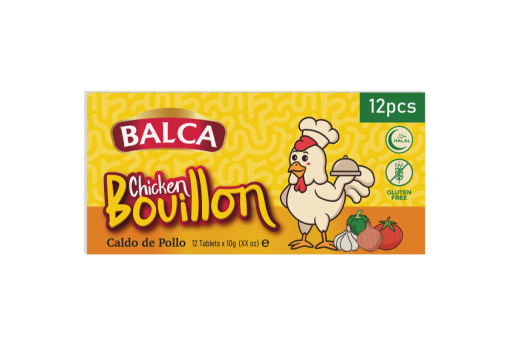 BALCA CHICKEN BOUILLON 10 GR X 12 PCS X 24 X 4