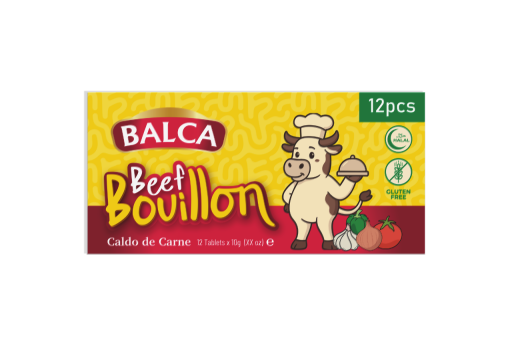 BALCA BEEF BOUILLON 10 GR X 12 PCS X 24 X 4