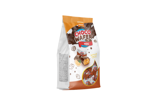 ANL CHOCO WAFER CHOCOLATE MINI WAFER ORANGE CREAM 140 GR X 24