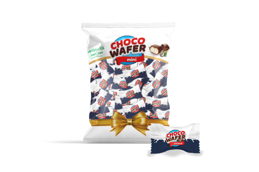 ANL CHOCO WAFER CHOCOLATE MINI WAFER COCONUT CREAM 700 GR X 8