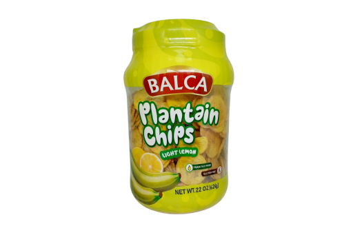 BALCA PLANTAIN SNACKS LIGHT LEMON FLAVOR 22 OZ X 6 PCS